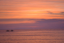 Sunset at Anawangin