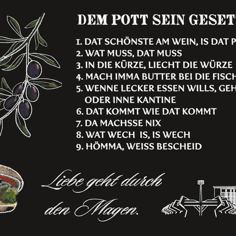 Illustration Kreidetafel-Optik