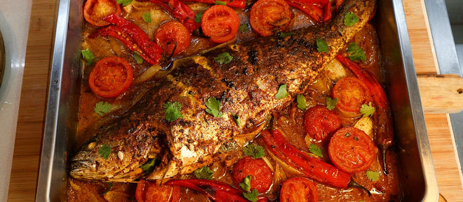 This Nepali Masala Fish is INSANELY Flavorful | Whole Roasted Corvina