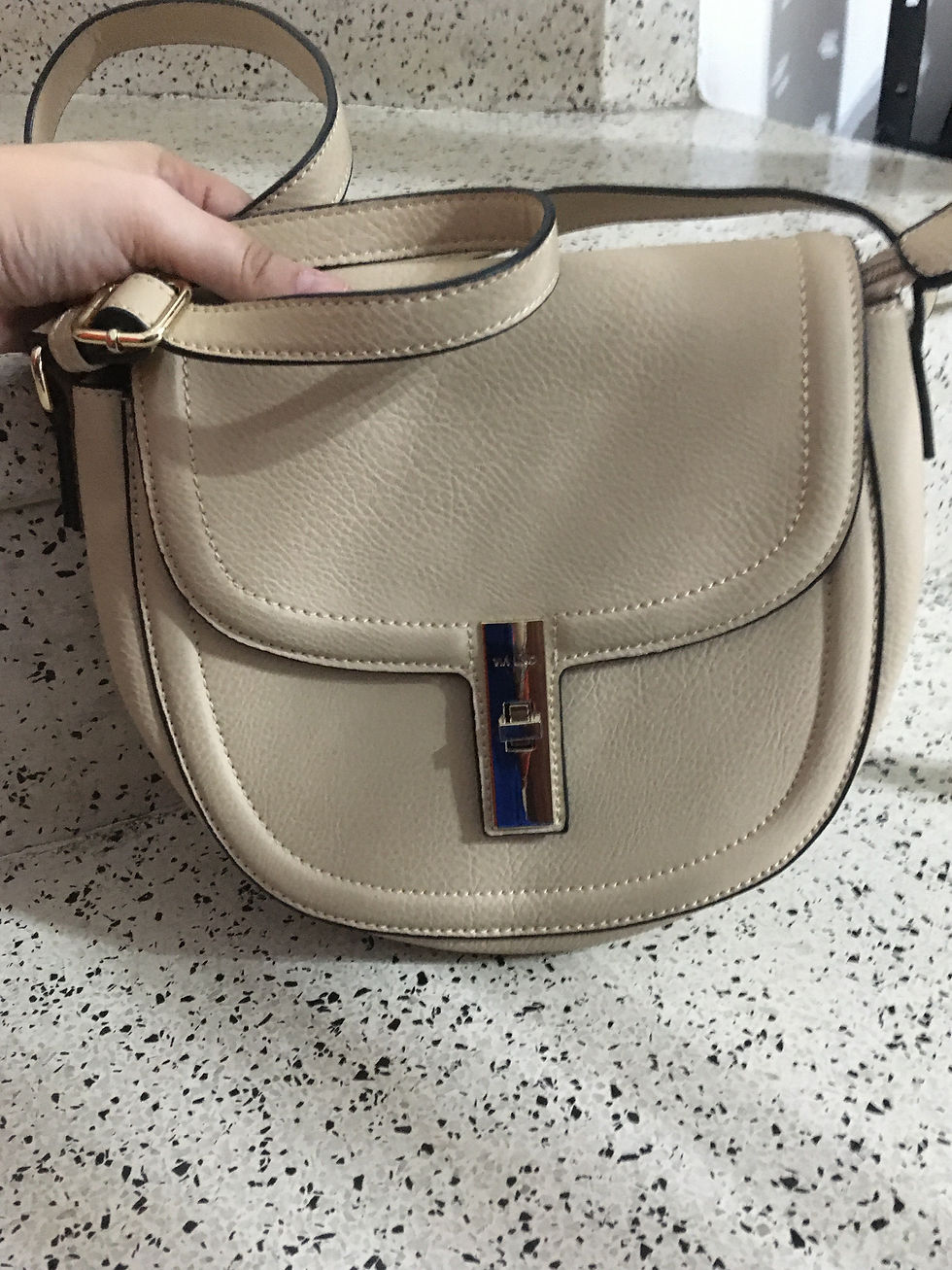 Miniatura: bolsa via uno bege NUNCA USADA