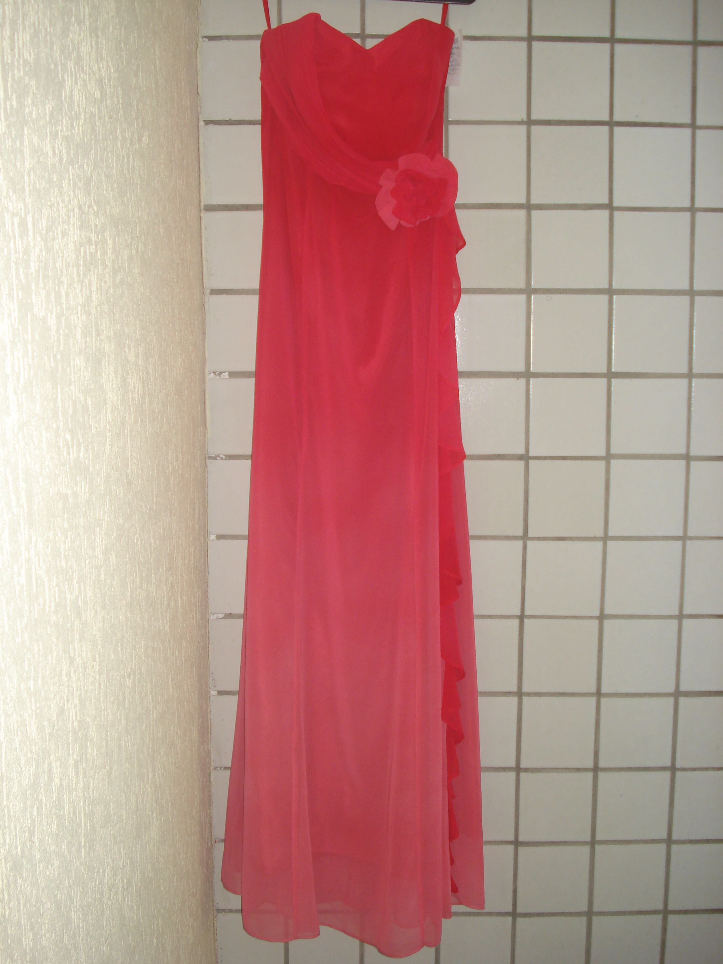 Vestido vermelho degradê