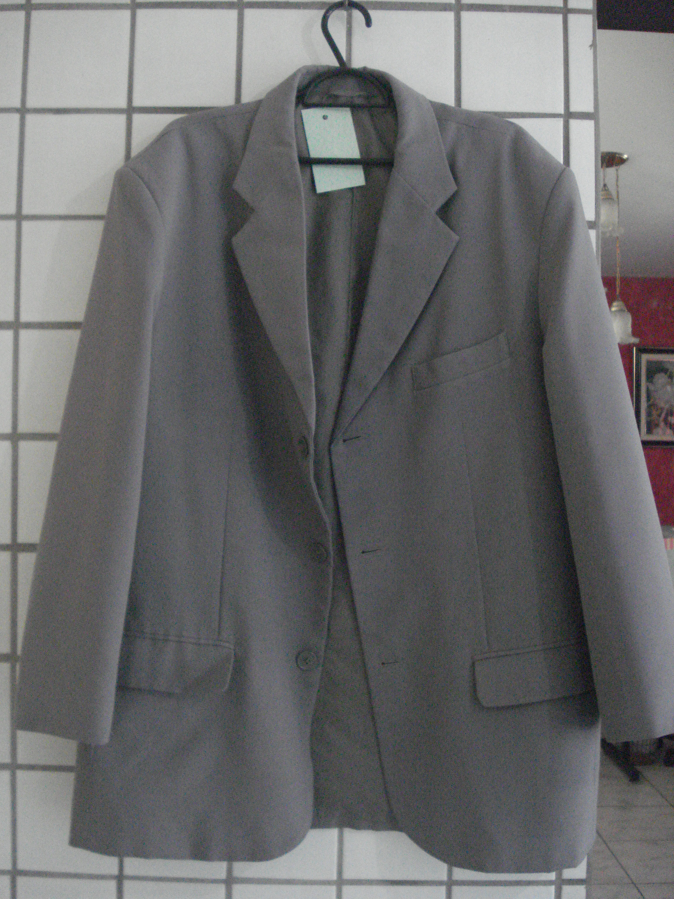 Blazer bege acinzentado