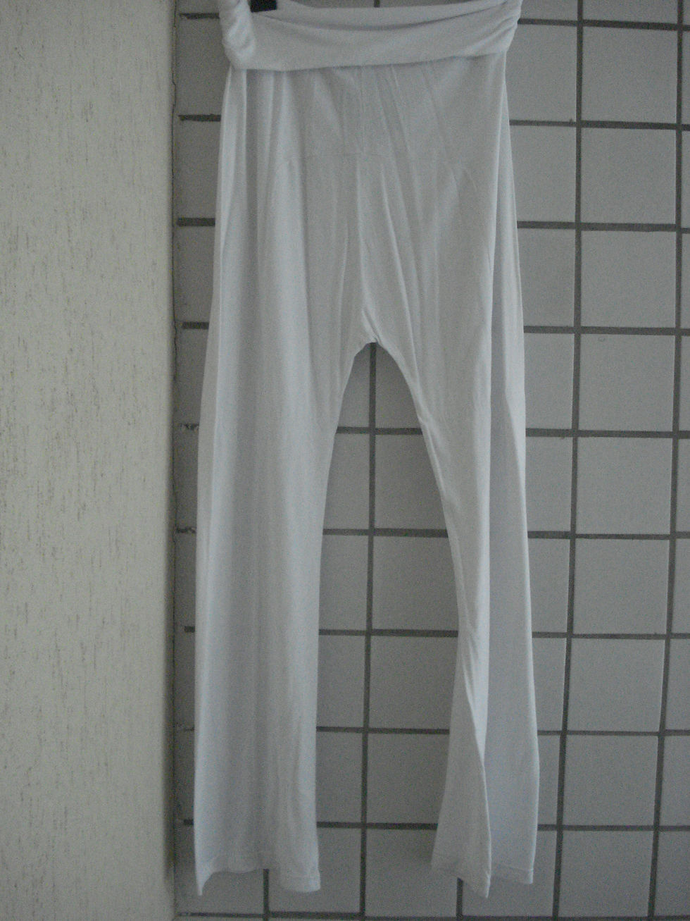 Miniatura: calça bailarina branca