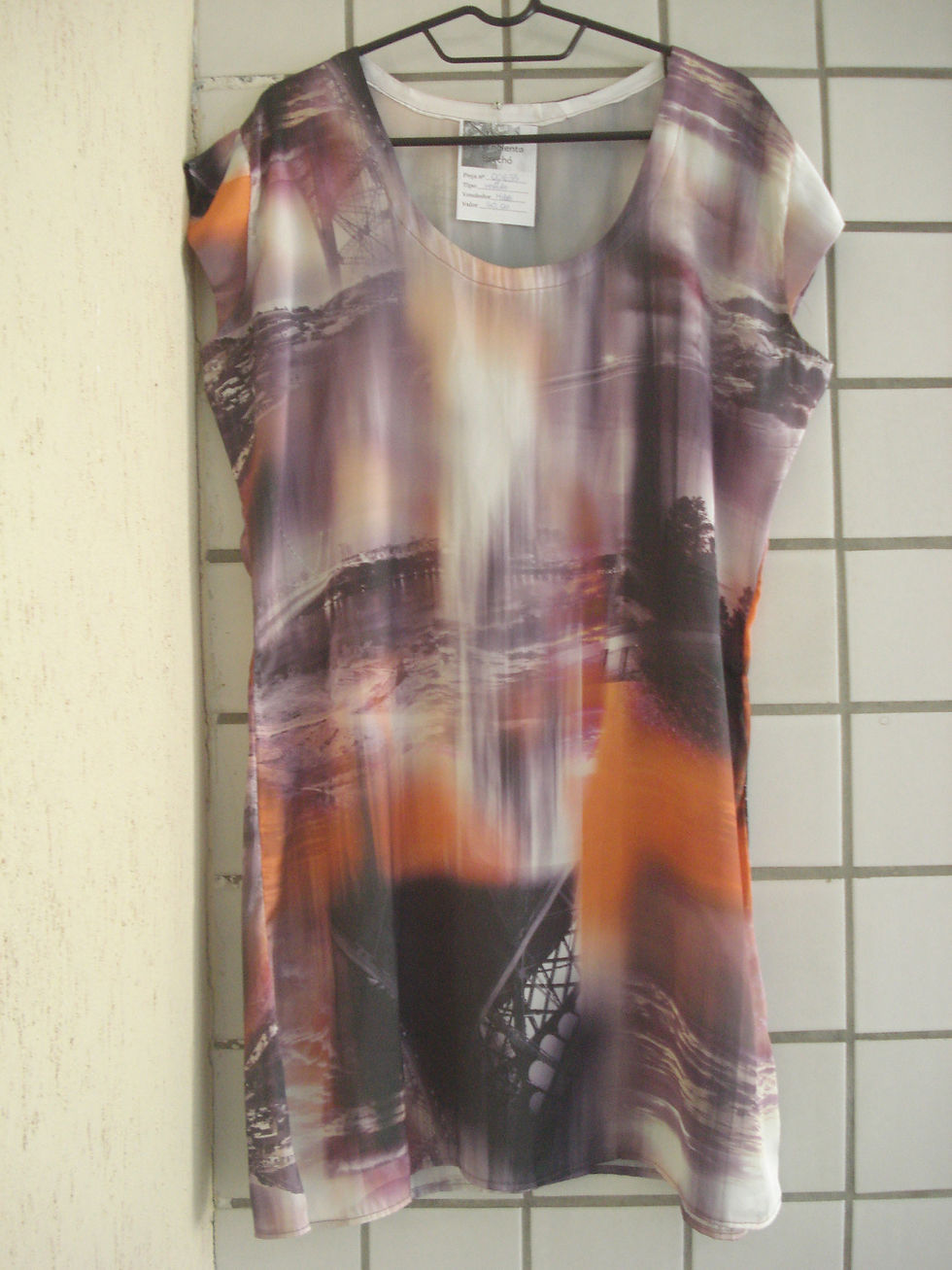 Miniatura: Vestido camiseta estampado