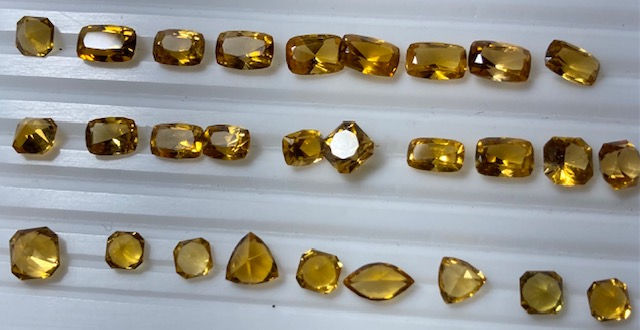 Golden Yellow Tourmaline 28 pcs.