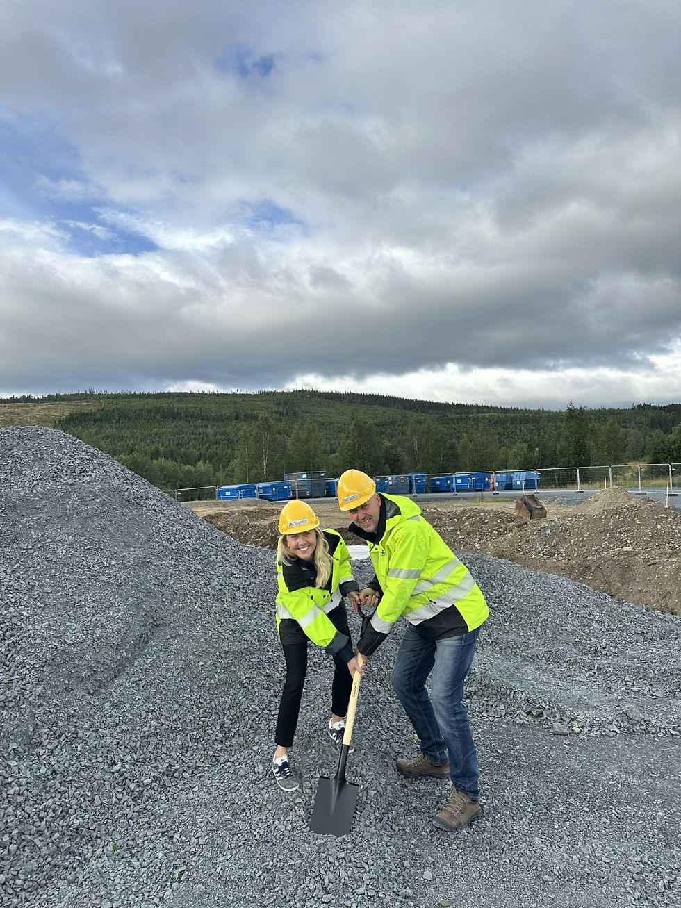 Lundstams storsatsar i Järpen – bygger fullskalig återvinningsanläggning, unik tvättanläggning för tung trafik och nytt kontor.