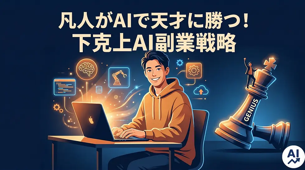 AI副業で凡人が天才に勝つ下克上戦略 完全解説図 | AI副業ガイド