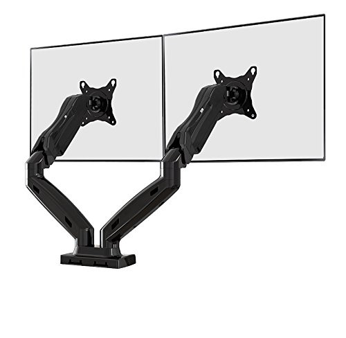 NB Flexi Full Motion Articulating Gas Spring Dual Display Desk