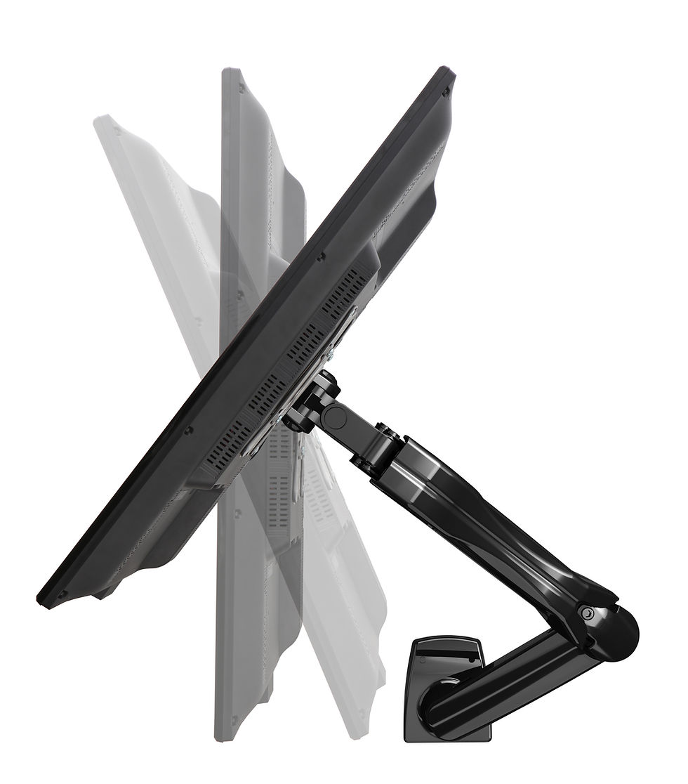 Thumbnail: North Bayou Universal Full Motion Articulating Gas Spring Arm Desk Mount F80