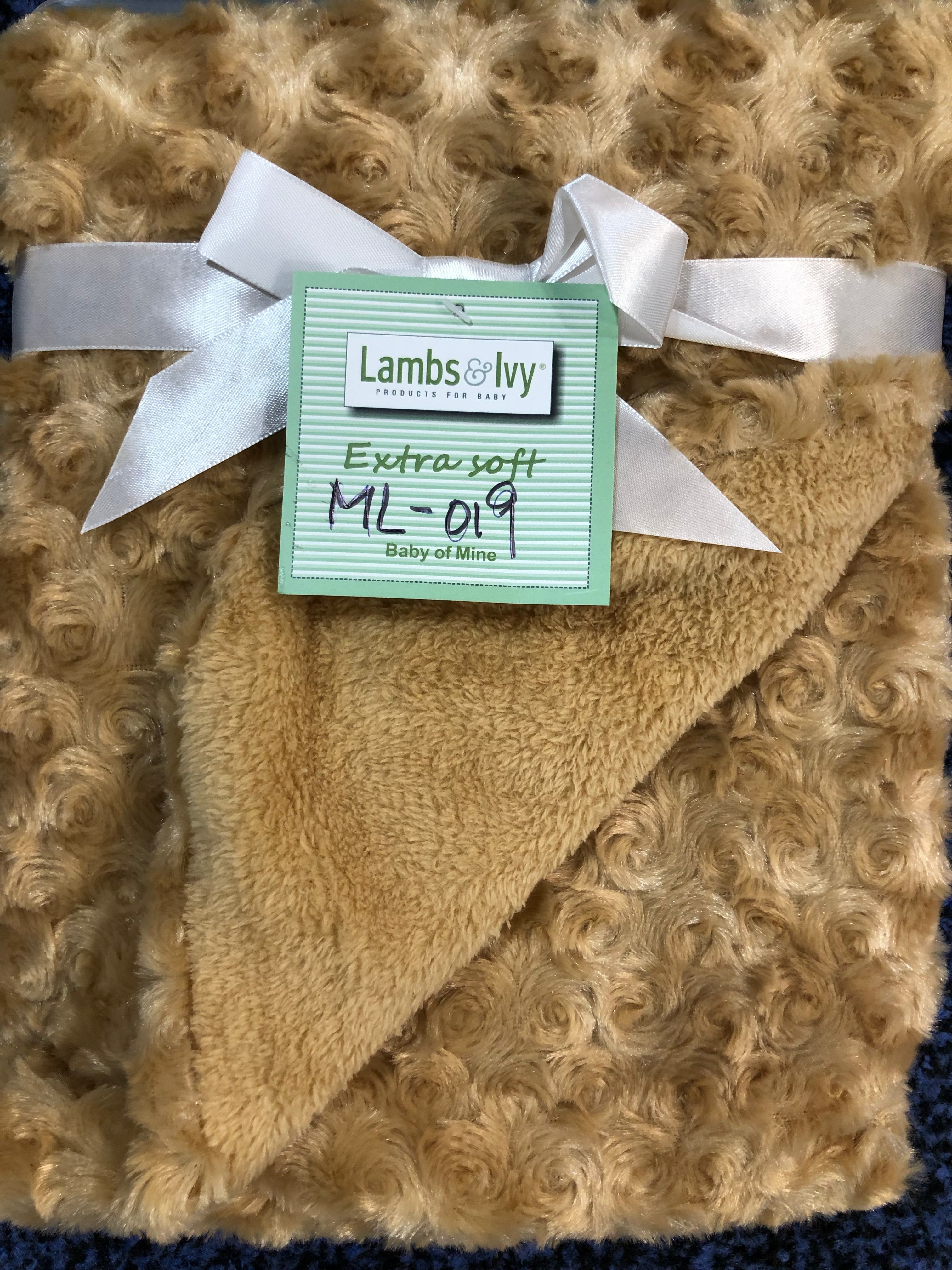 Brown Furry Baby Blanket
