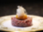 山城牛炙りユッケ