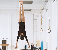 Gymnast Upside Down
