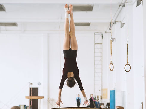 Gymnast Upside Down
