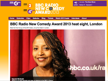 BBC Radio New Comedy Awards 2013