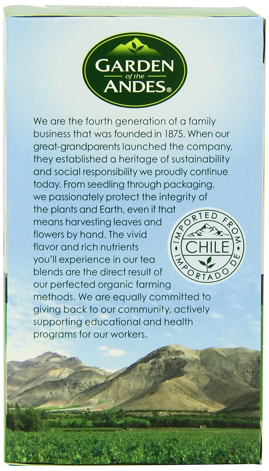 Thumbnail: Garden of The Andes Organic Pure Peppermint Tea (20bags)