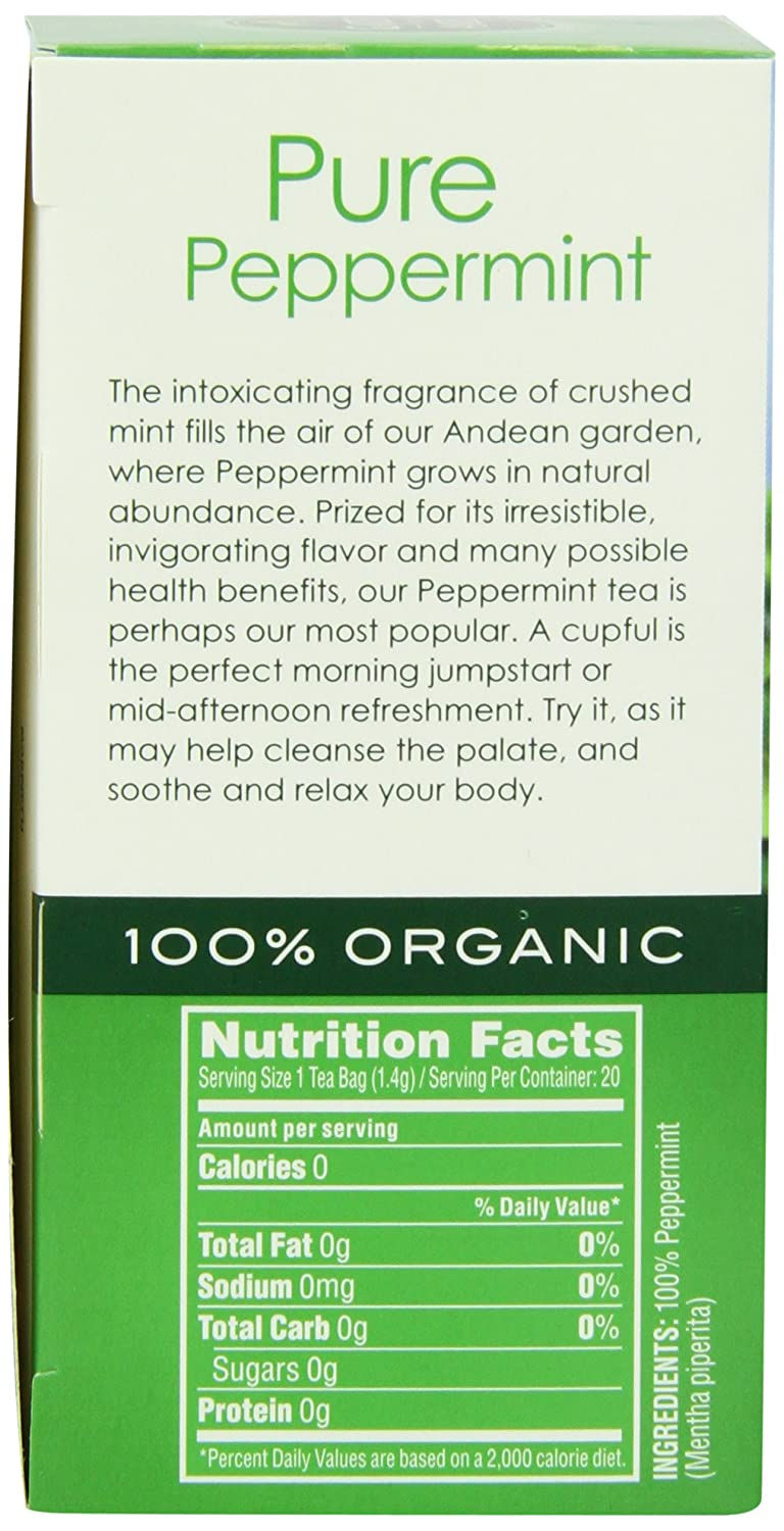 Thumbnail: Garden of The Andes Organic Pure Peppermint Tea (20bags)