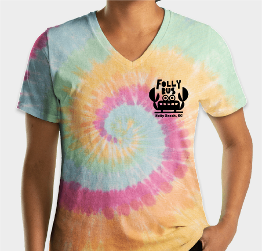 Women's V-Neck Tie-Dye Tee