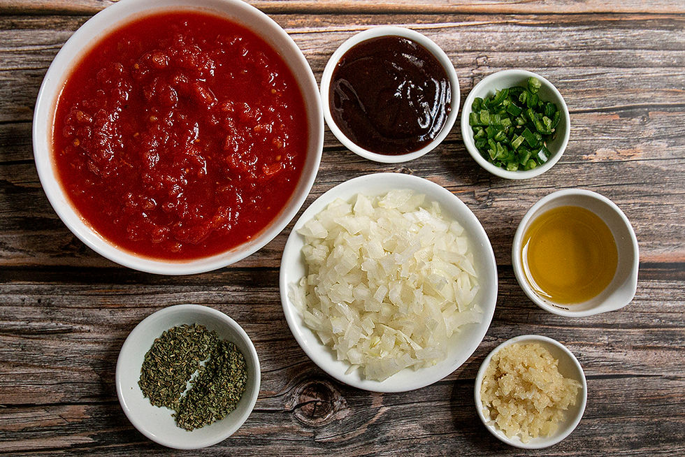 פילה סייטן ופורטובלו ברוטב עגבניות וגבינת קשיו - מתכון