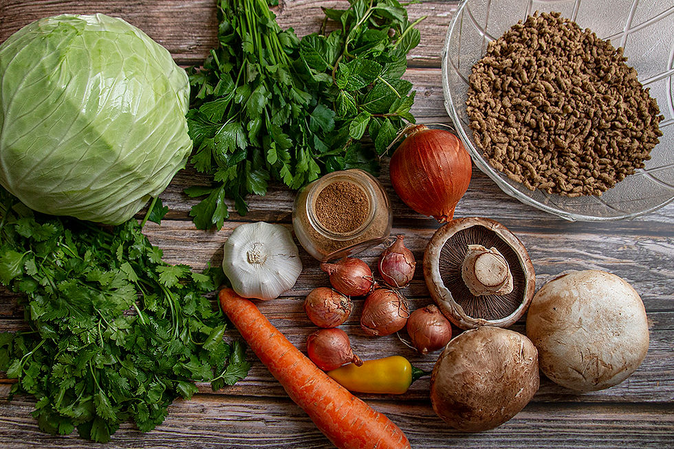 כרוב ממולא טבעוני - מתכון