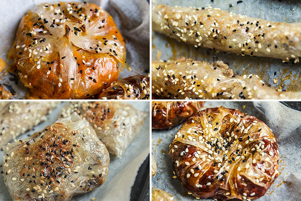 בורקס דפי אורז טבעוני - מתכון