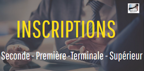 Inscriptions pour la rentrée 2020