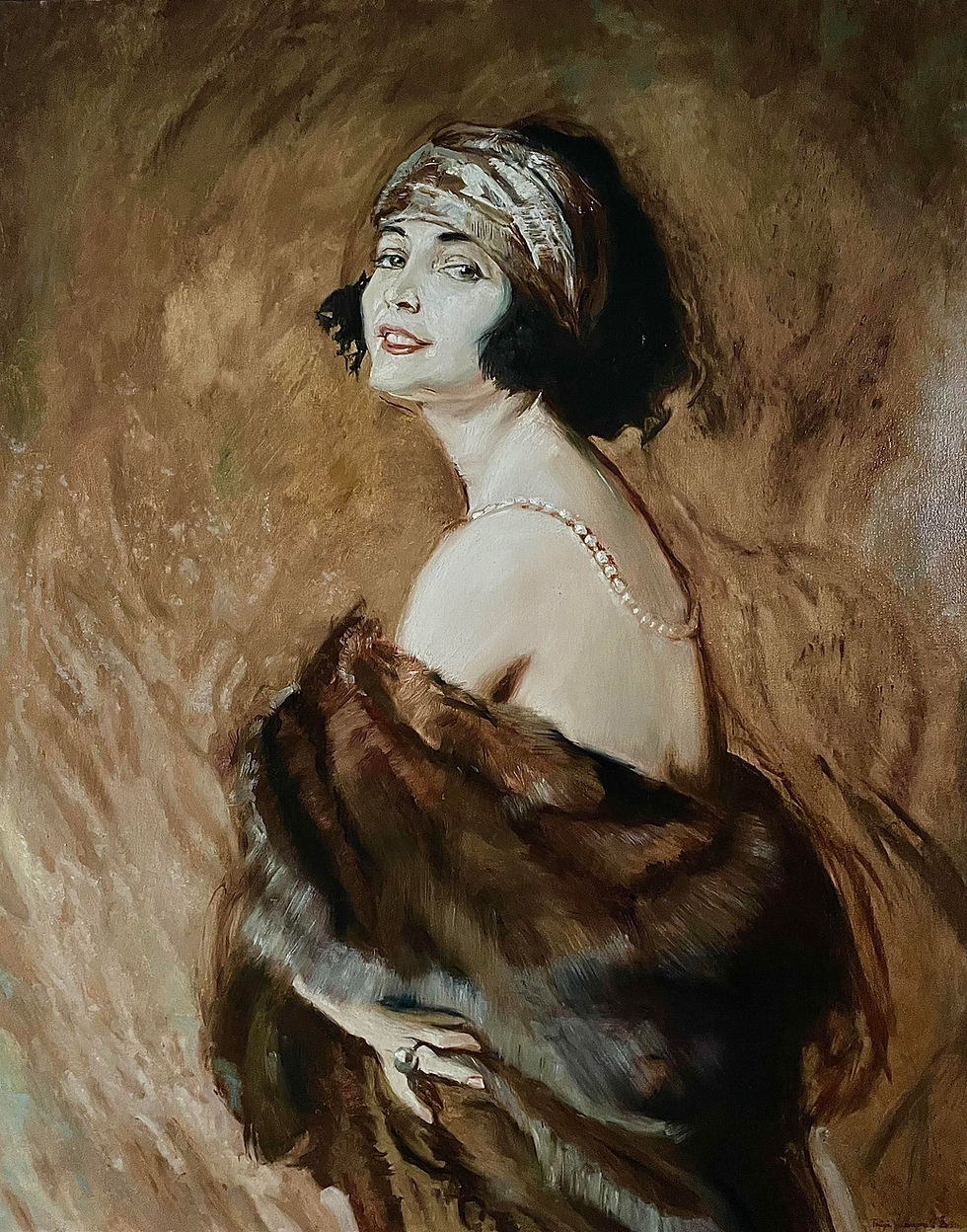 Copie of "Pola Negri" by Tadeusz Styka | Oil | Felicja Lamprecht | TERAVARNA 