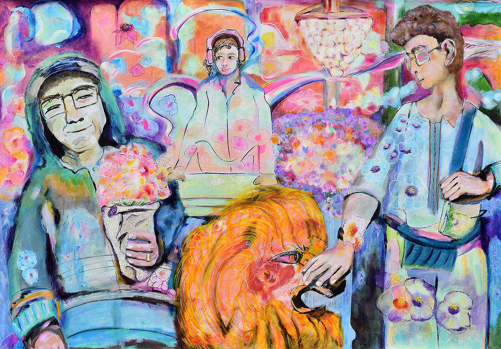 Rub Lion’s Nose | Acrylic | Elizabeth Yuenfong Lee | TERAVARNA