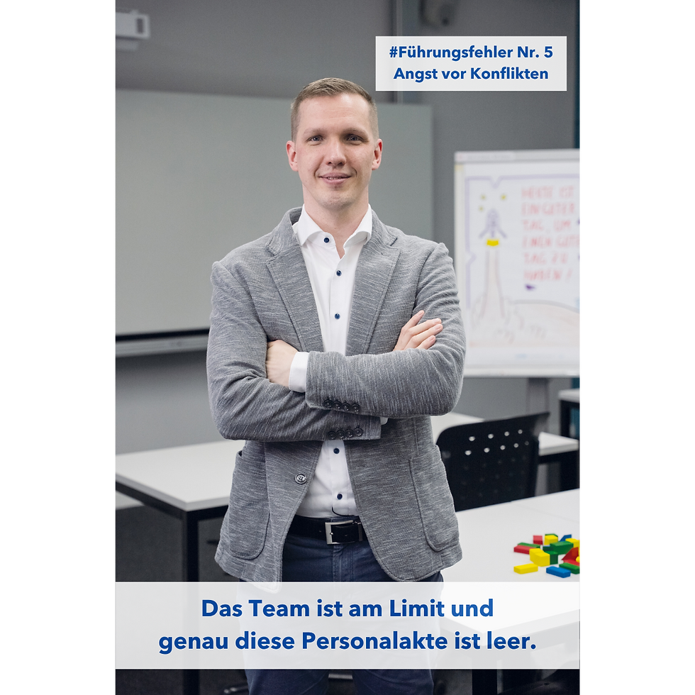 Führungsfehler Nr. 5 Angst vor Konflikten