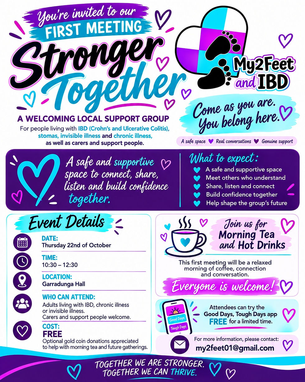 Stronger Together - My2FeetandIBD