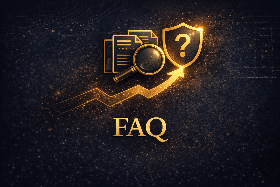 Glowing FAQ icon set design