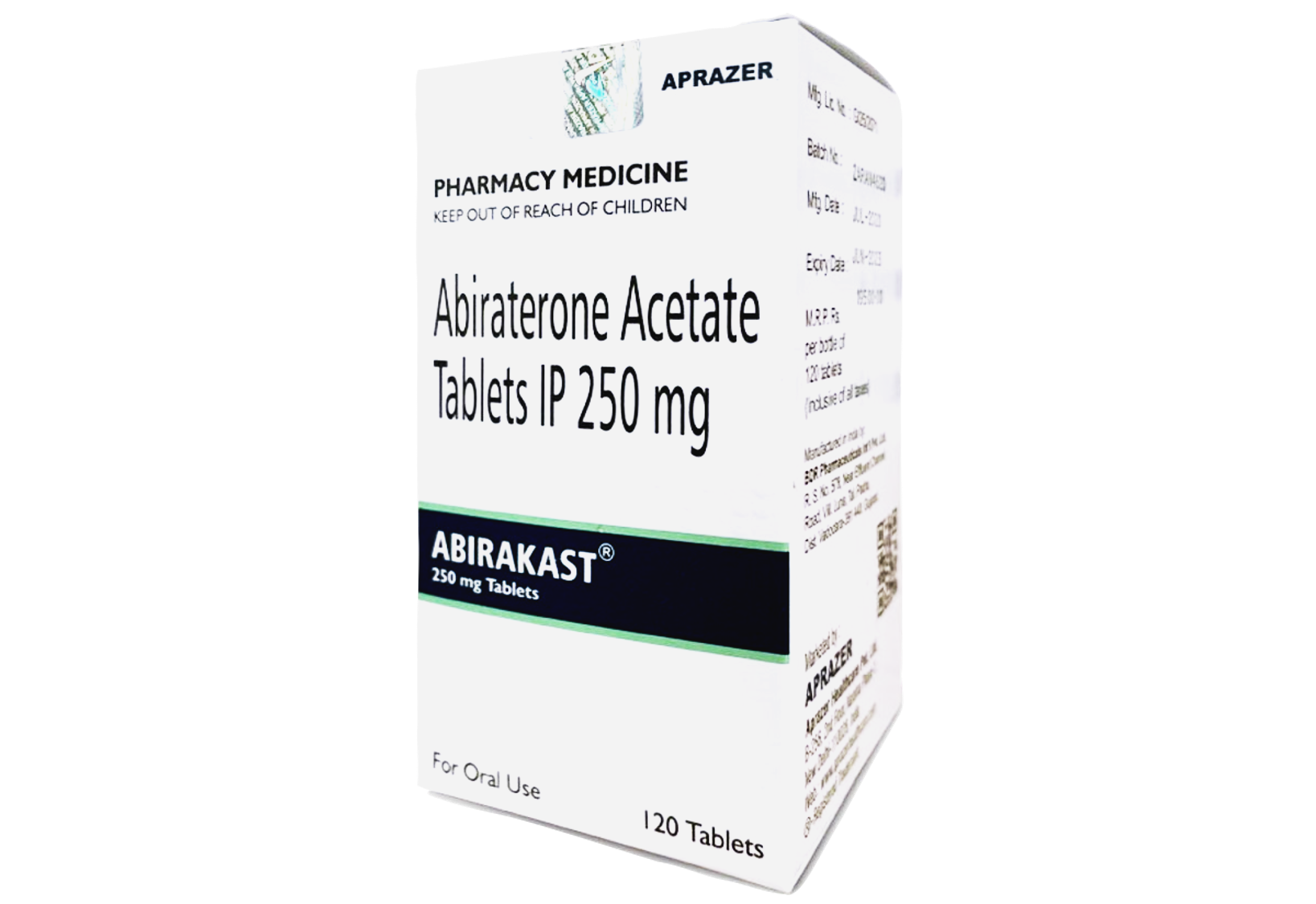 Abirakast (abiraterone)
