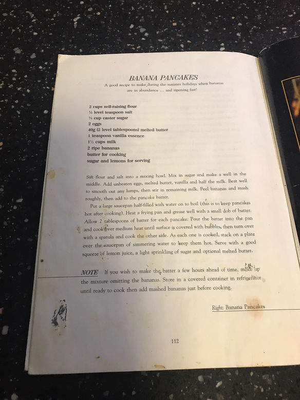 Recipe: Maureen Simpson's Banana Pancakes