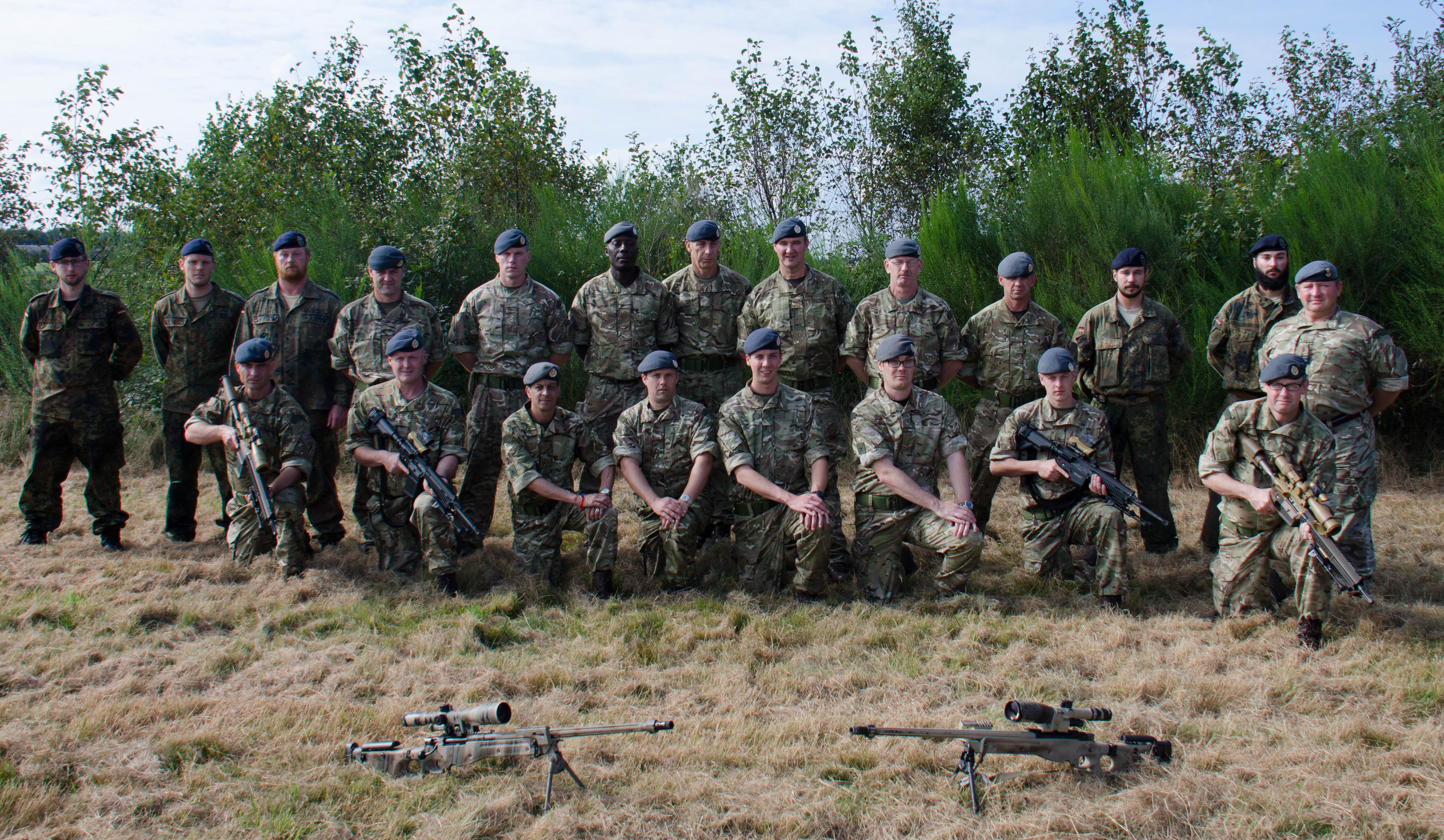 Sqn Photo with Sniper unit
