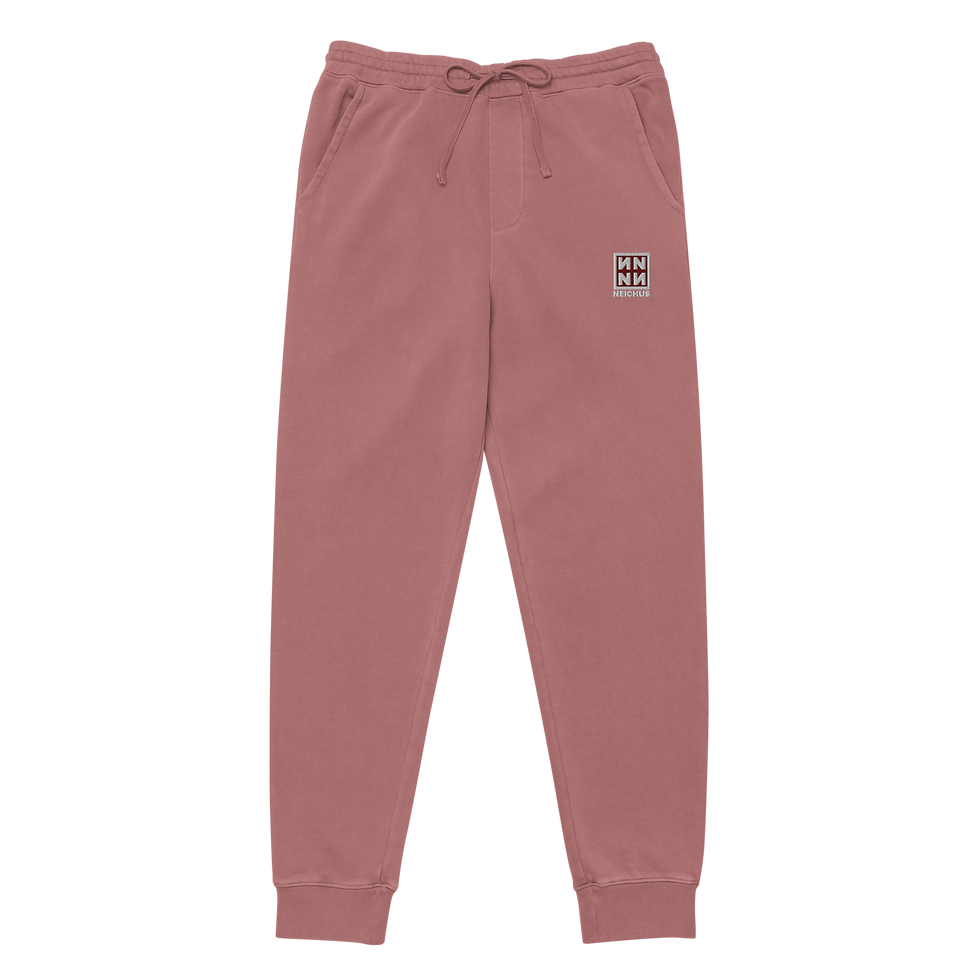 Thumbnail: Neichus premium embroidered pigment-dyed sweatpants unisex