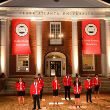 CAU Philharmonic Choir sings "Lift Every Voice and Sing" at the NBA All-Star Game