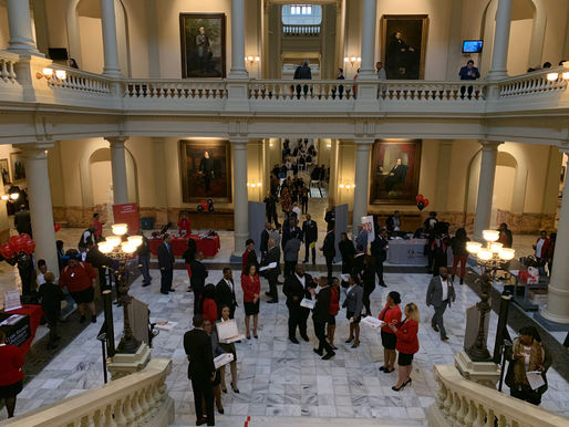 Georgia legislators, CAU family interact at CAU Day at the Capitol.