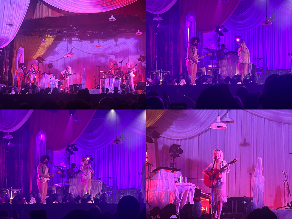 Hayley Williams and her band on April 21, 2026 at the Aragon Ballroom in Chicago, Il. Photo by N.D. Sass