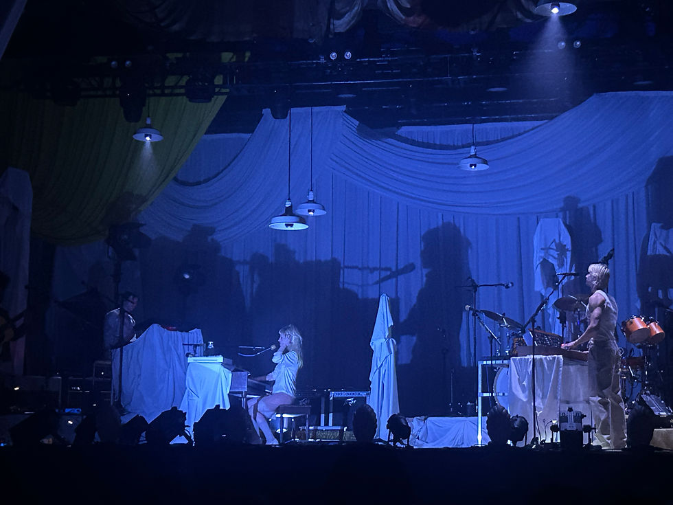 Hayley Williams and her band on April 21, 2026 at the Aragon Ballroom in Chicago, Il. Photo by N.D. Sass