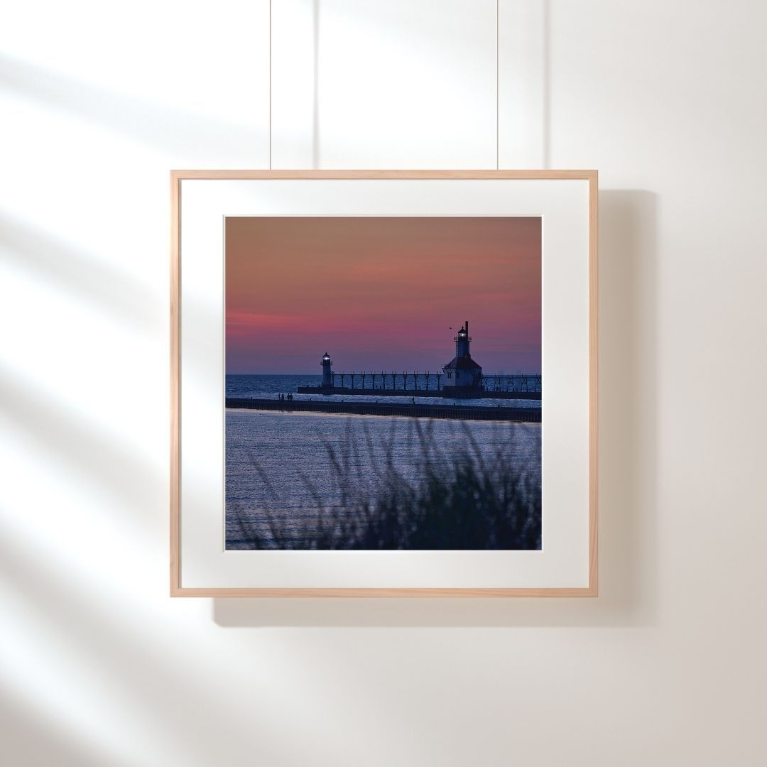4x6 Print Light Lighthouse at Sunset