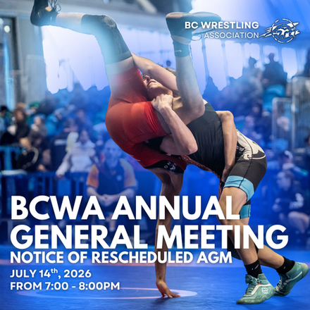 BCWA AGM Rescheduled to July 14, 2026
