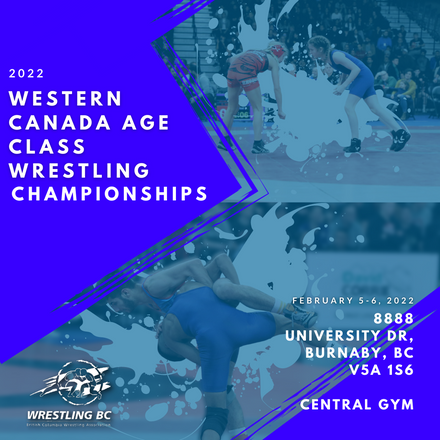 2022 Western Canada Age Class Wrestling Championship Technical Package now Available