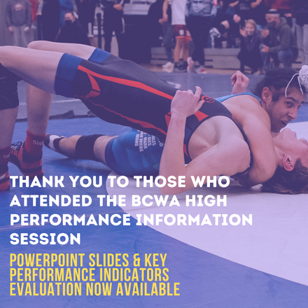 Thank-you to those who Attended the BCWA High Performance Information Session