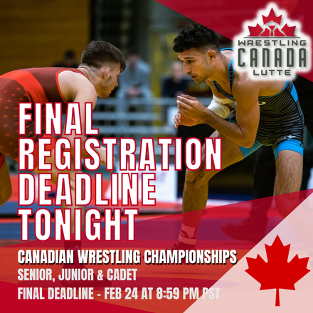 Final Registration Deadline Tonight!