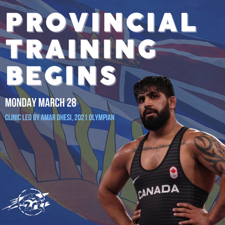 Provincial Training Begins Tomorrow!