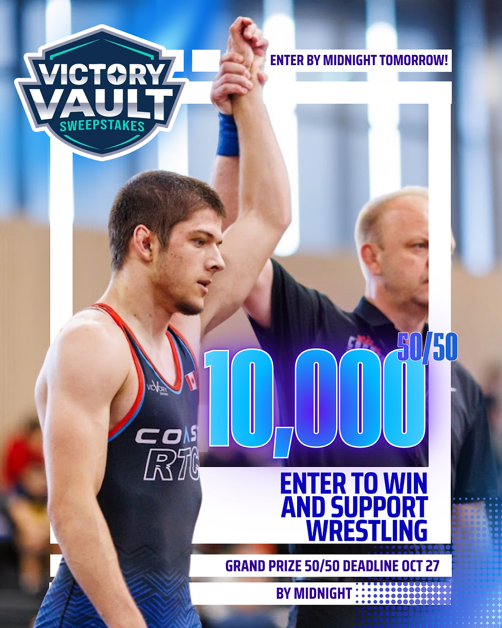 Enter the Victory Vault by Tomorrow Midnight for your Chance to Win a $10,000 50/50!