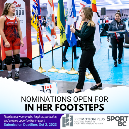 Nominations Open for the In Her Footsteps Award!