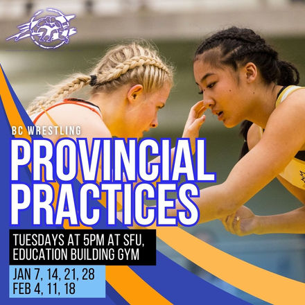 Provincial Practices now on Tuesdays at 5 pm! Practice Dates Posted