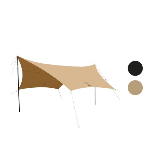 DOD ALL RIGHT TARP 420cm ポリコットン DOD ALL RIGHT TARP 420cm ポリコットン DODのヘーキサタープ（ALL