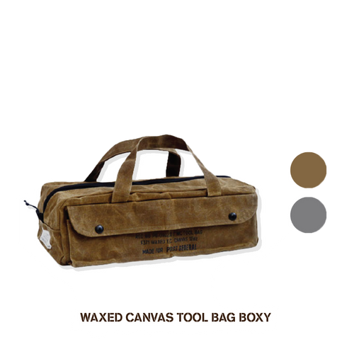 Post General Waxed Canvas Tool Bag Boxy Fullcamp