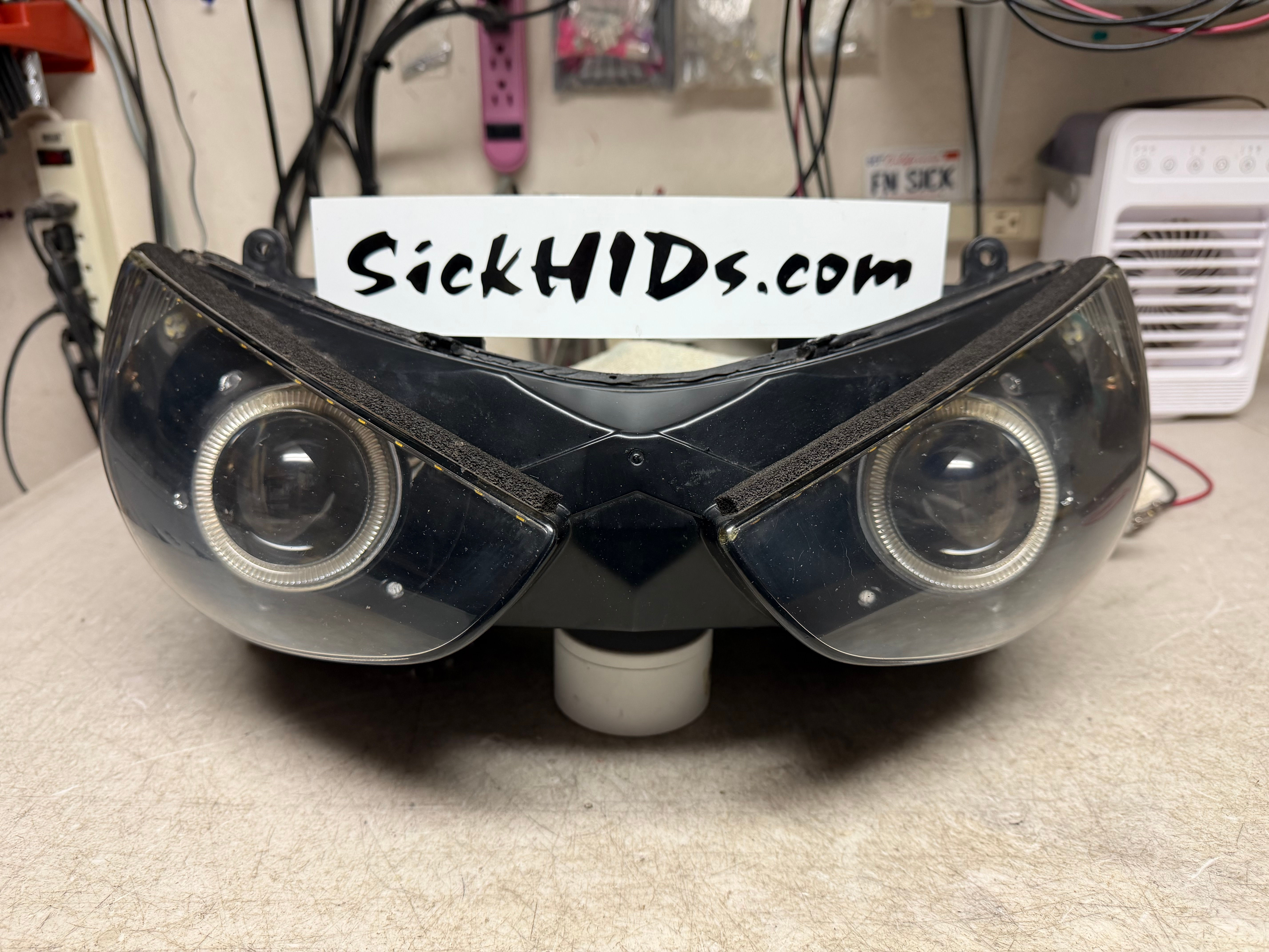 #006 ***SPECIAL LIMITED OFFER*** Custom 05-06 Kawasaki ZX6R 636 Headlights